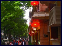 The road along Pearl River, Shamian Island.